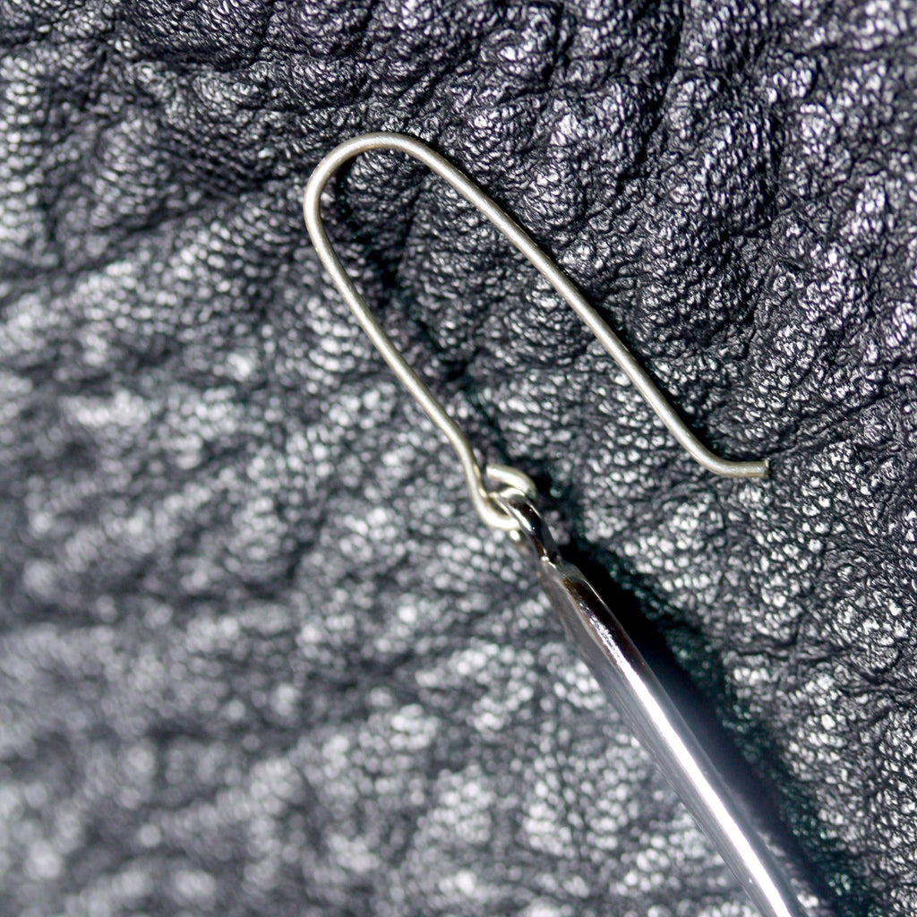 golden silver Spoon earrings - SALE