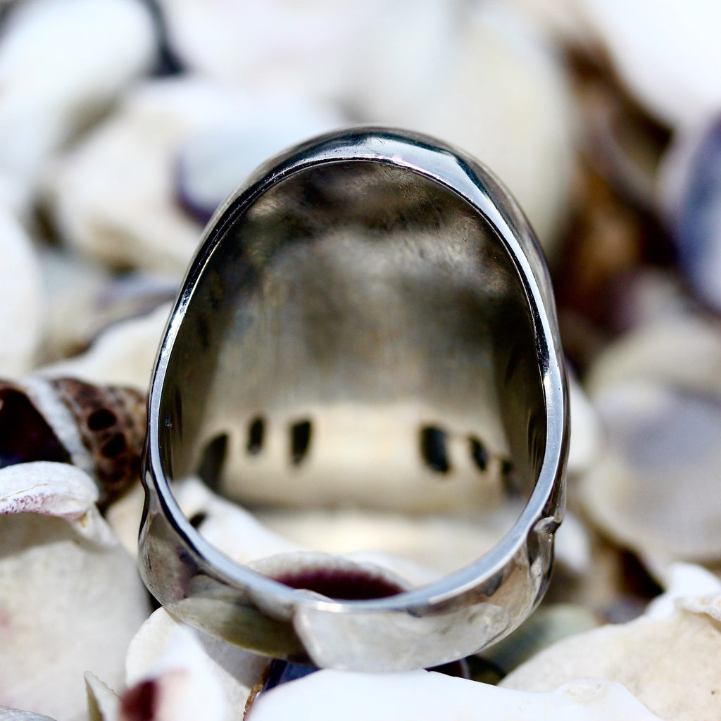 My MR BIG Hearted Skull Ring