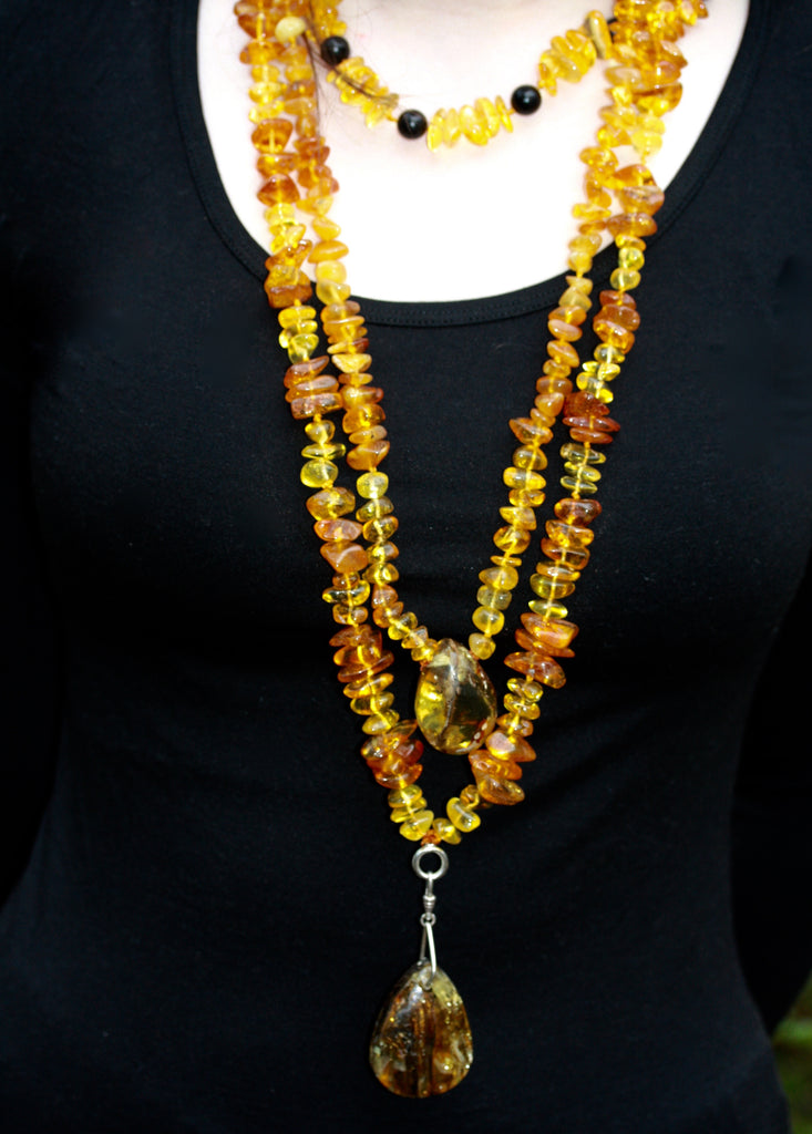 Liquid sun of the trees necklaces - Number 1