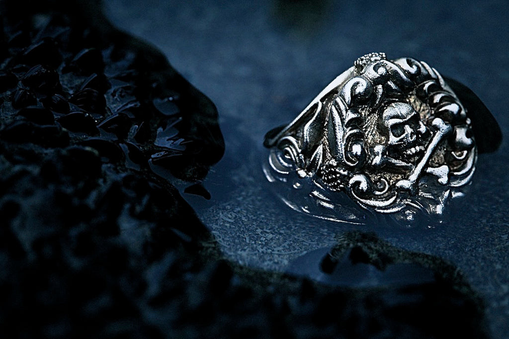 1 A Sterling Silver Gold Leaf Sticks and Stones Ring (unisex) SALE