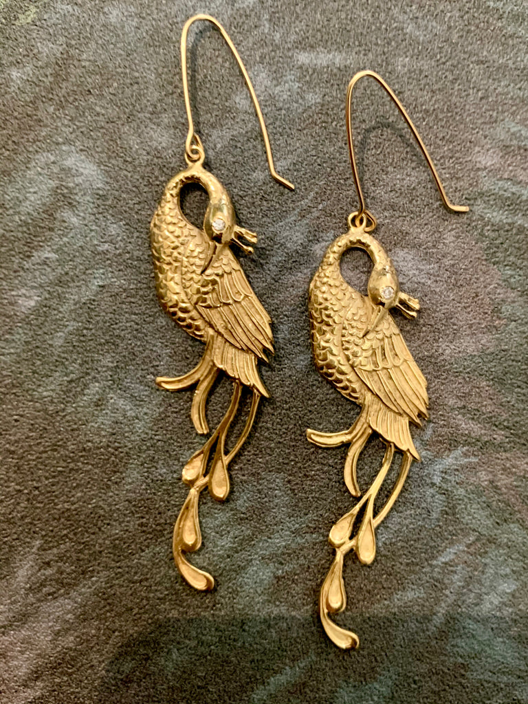 Regal Phoenix earrings
