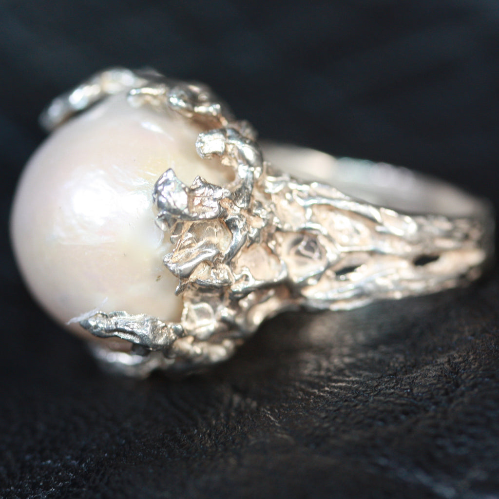 1 a Mabe Pearl Seaweed RIng- SALE