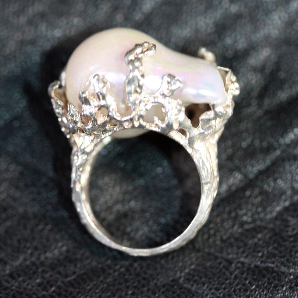 1 a Mabe Pearl Seaweed RIng- SALE