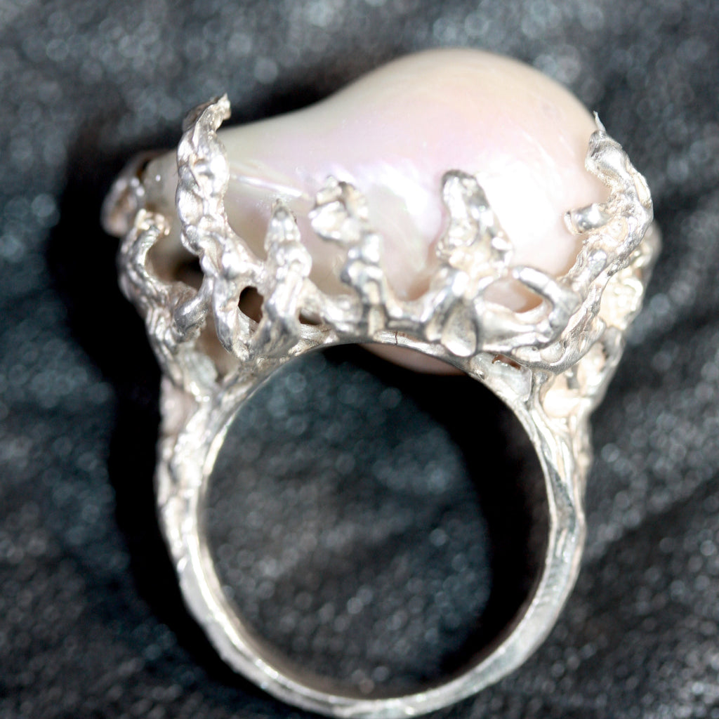 1 a Mabe Pearl Seaweed RIng- SALE