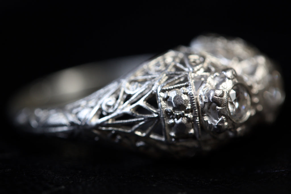 1 A Miss Silver Bygone Ring  Size L SALE