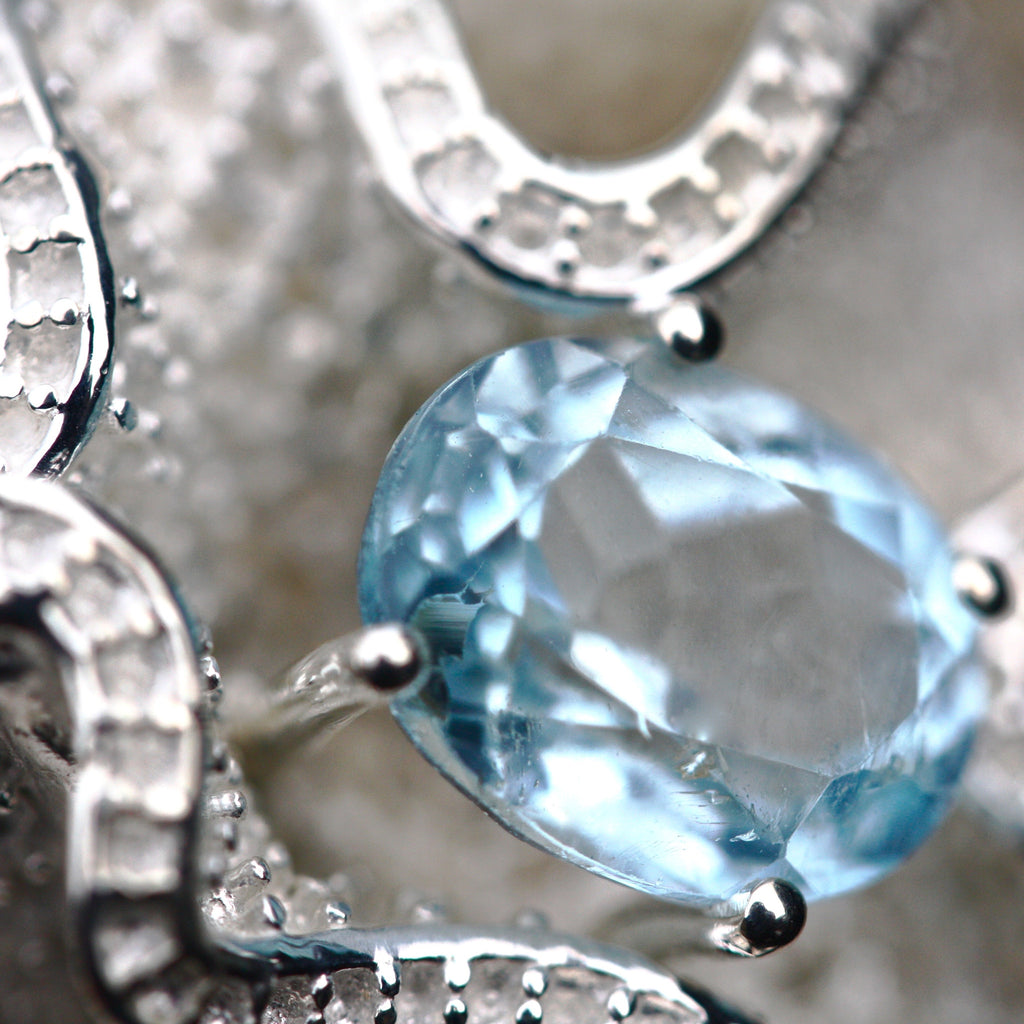 Brain Flower Ring With Stone