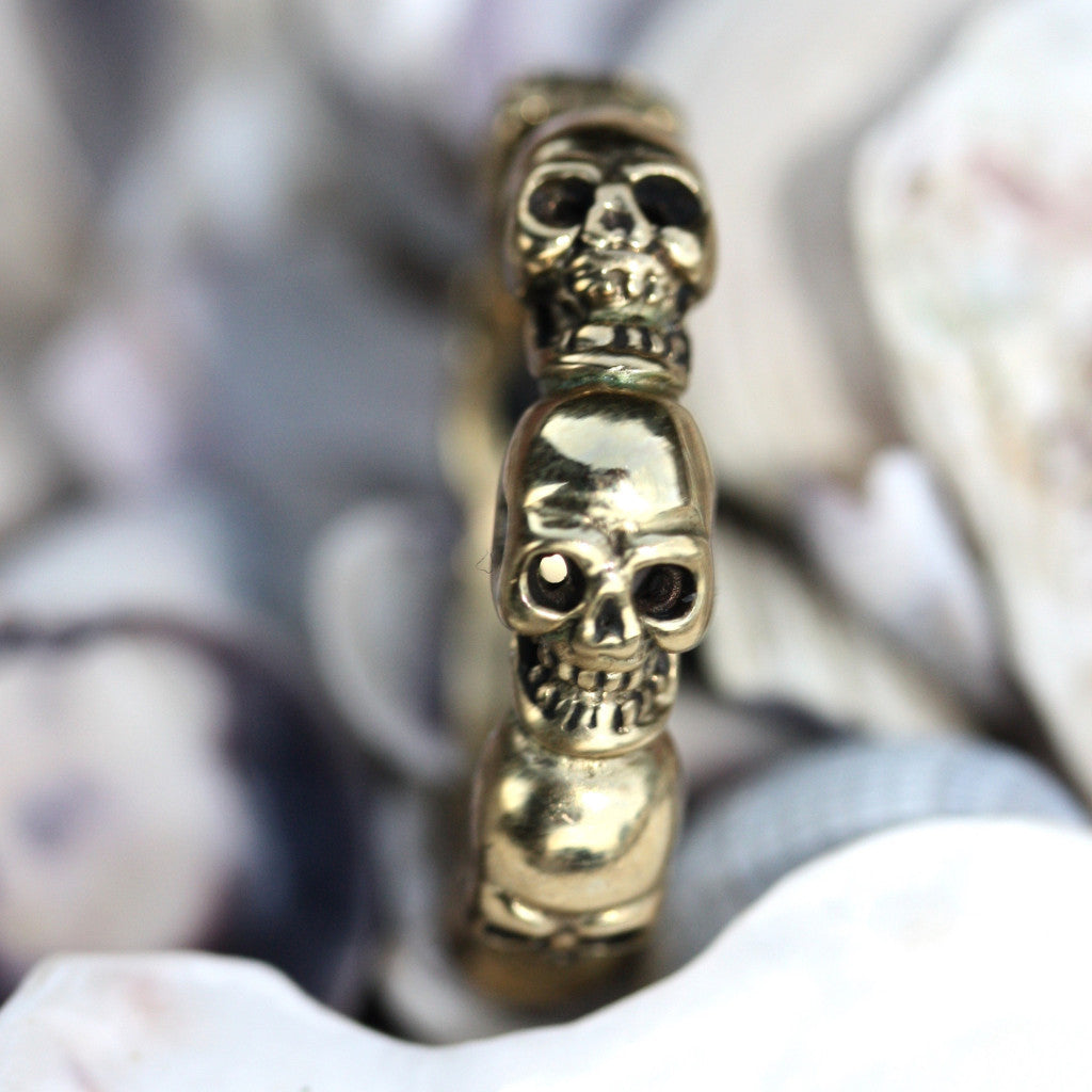 My Jumeaux Cugini Skull Stacker Ring