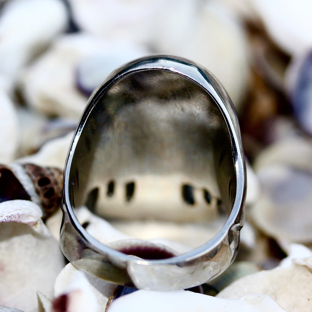 My MR BIG Hearted Skull Ring